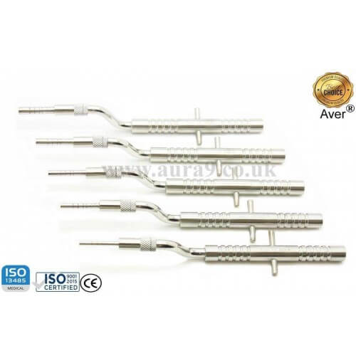 Osteotomes Placement Set, 5 Offset Sinus Osteotomes - AV016